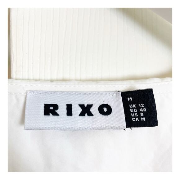 RIXO Lila Embroidered Floral Collar L/S Button Down Shirt - Picture 8 of 11